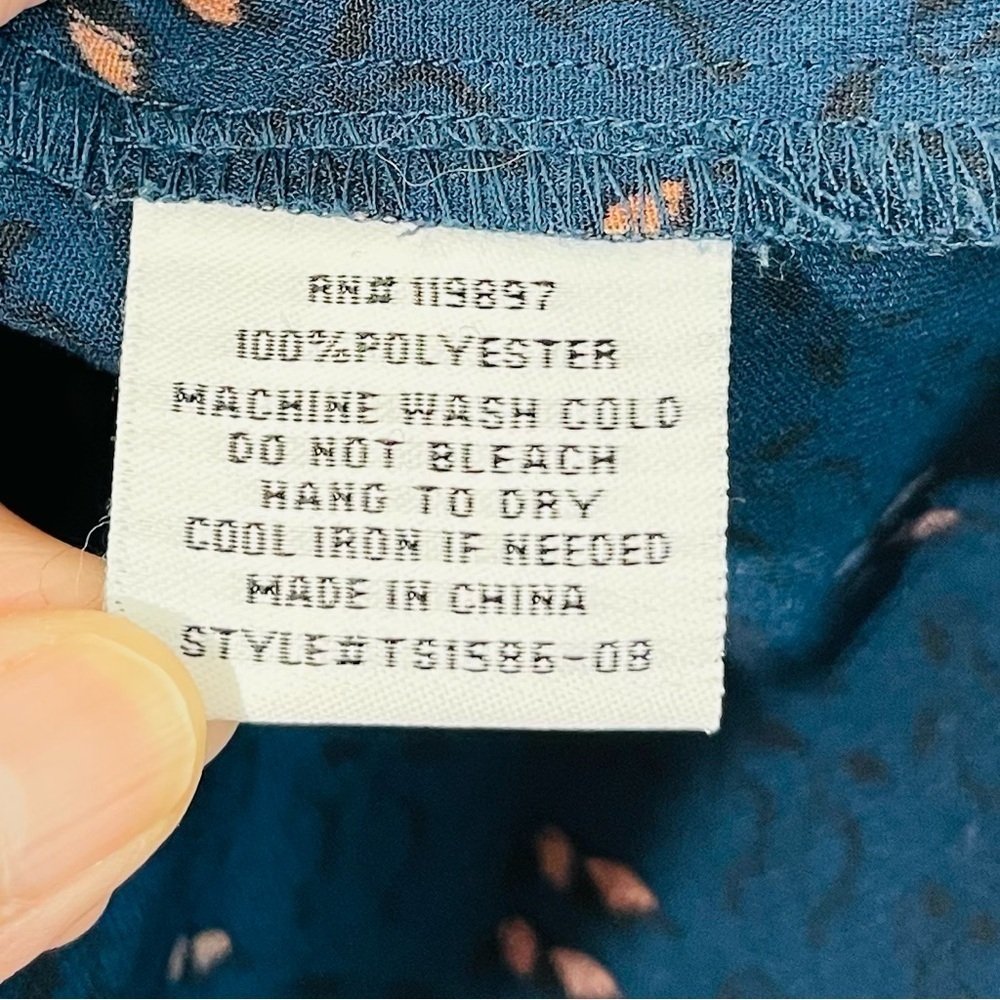 Collective Concepts Patterned Flowy Blouse Women … - image 4